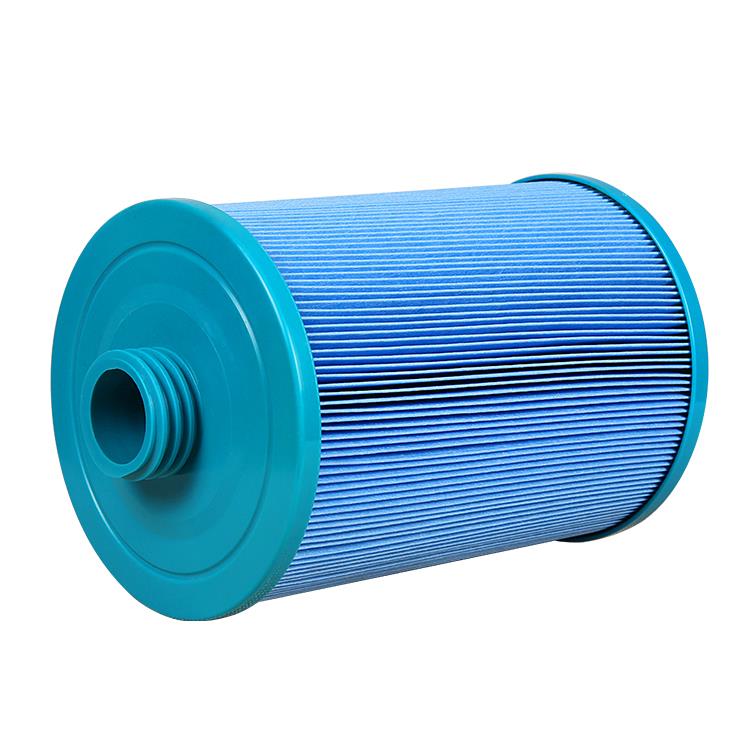 Antibacterial spa filter blue color
